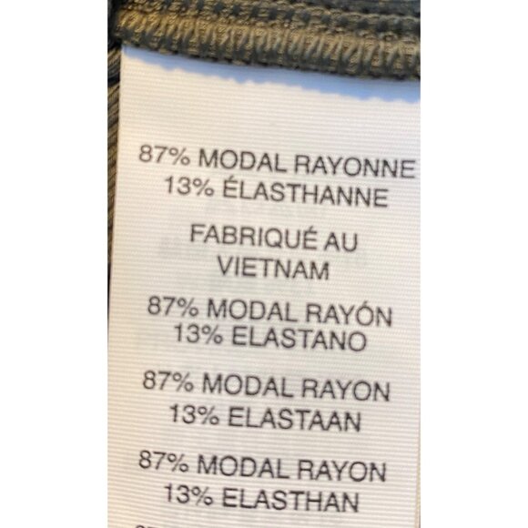 Vuori Pose Sands Ribbed stretch Sleeveless Midi Dress Oregano Olive active athle - Picture 6 of 11